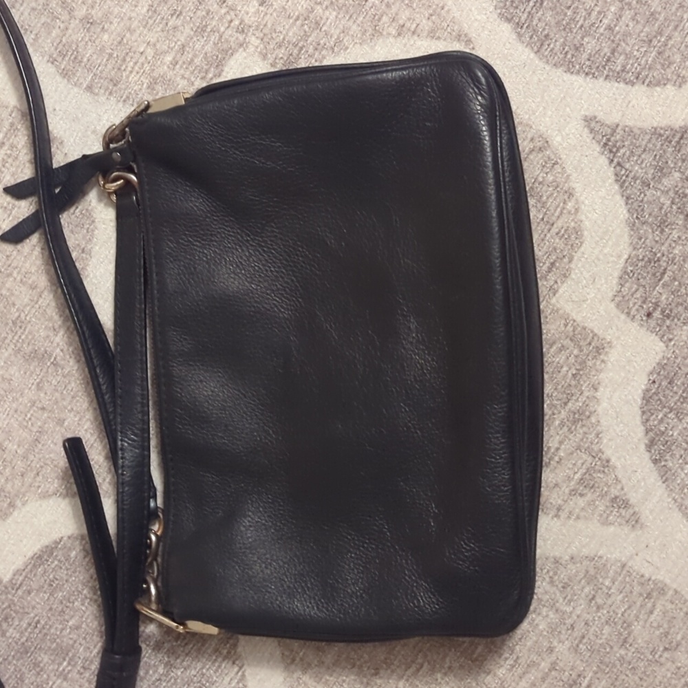 Kate Spade Pebbled Leather Crossbody Black - Picture 3 of 7